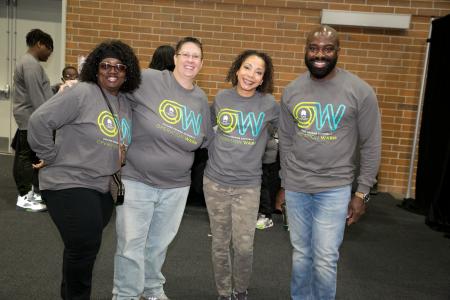 CHA team members during the annual Operation Warm coat giveaway
